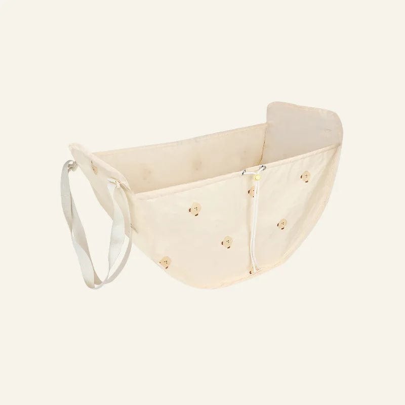 beige bear Portable Mommy Bag Large