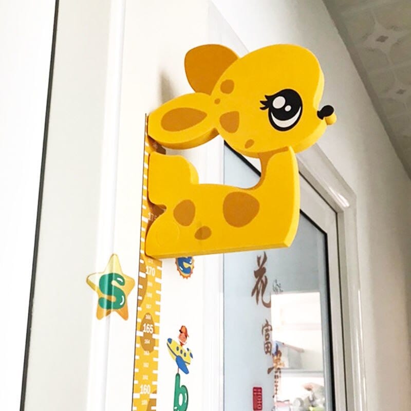 0 Removable 3d Three-dimensional Cartoon Height Stickers Self-adhesive Children's Magnetic Suction Baby Height Wall Stickers