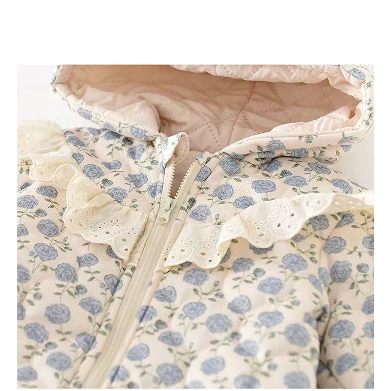 Rococo Blue & Grey” Baby Girl Gift Set