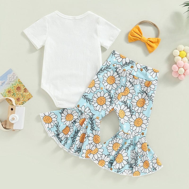 Short Sleeve Letters Romper Tops