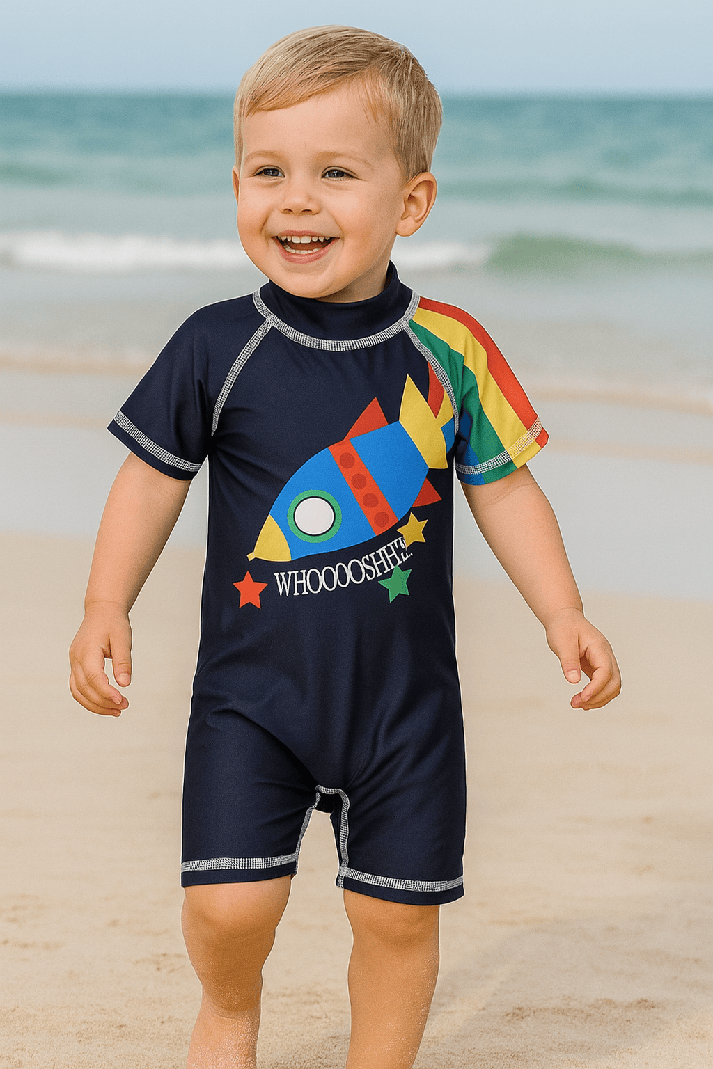 Short Sleeved Rash Guard Swimwear