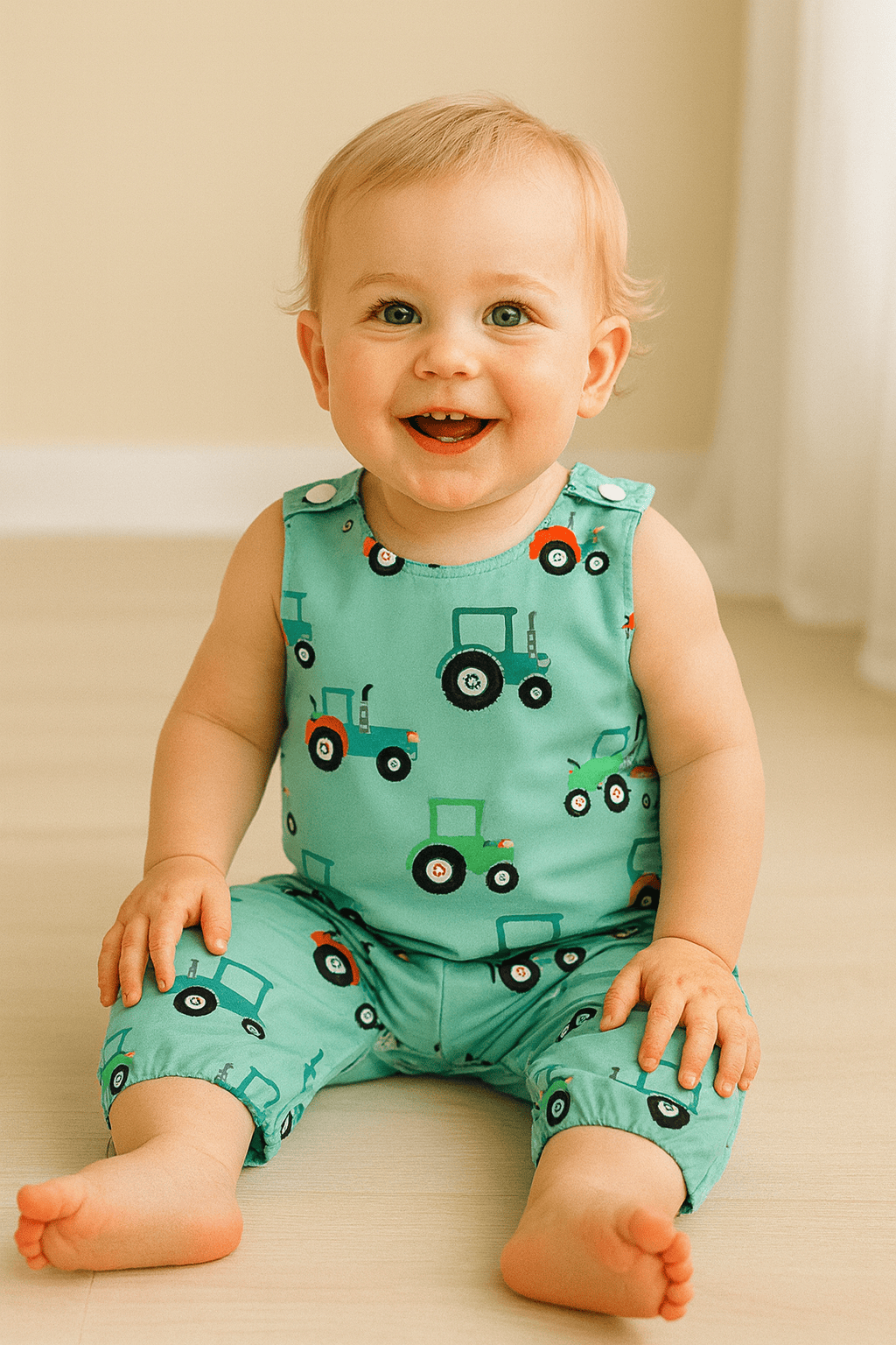 Sleeveless Baby Romper