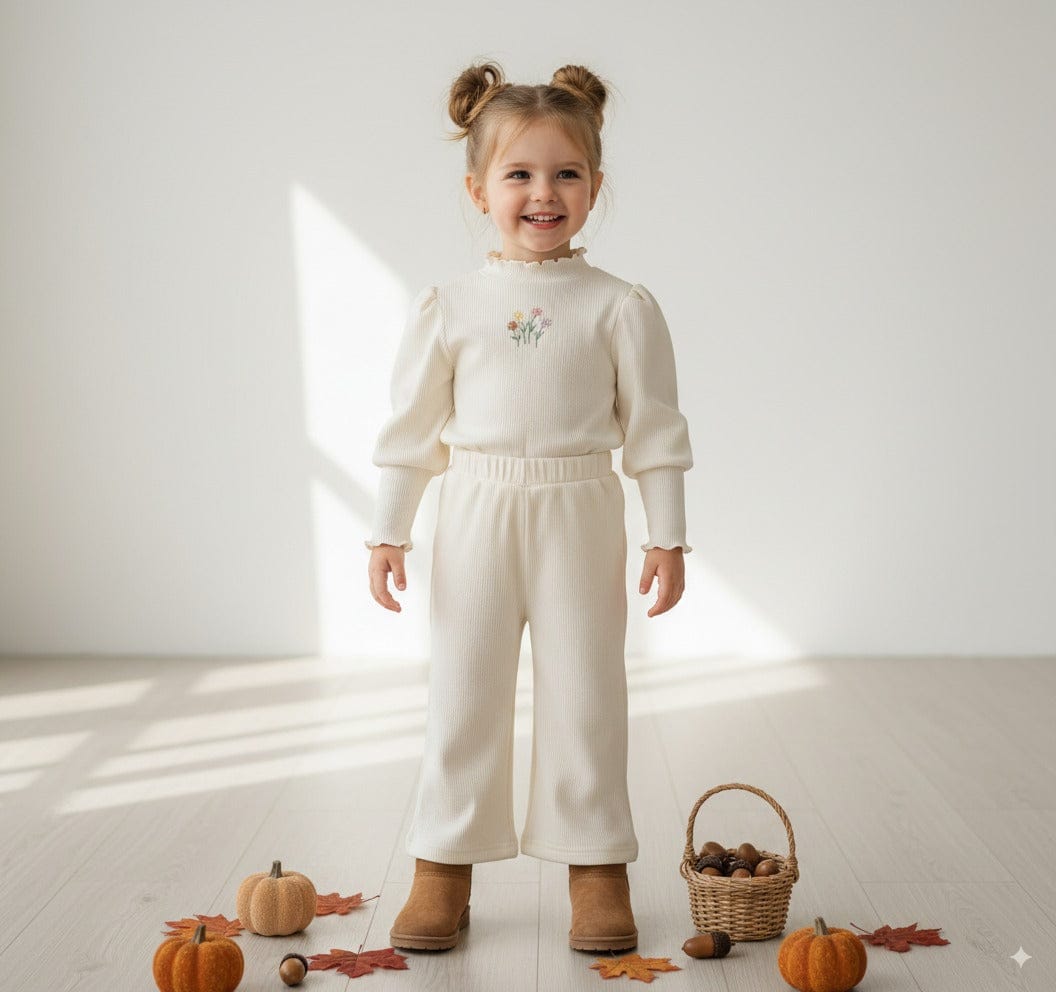 Soft and Warm Embroidered Top