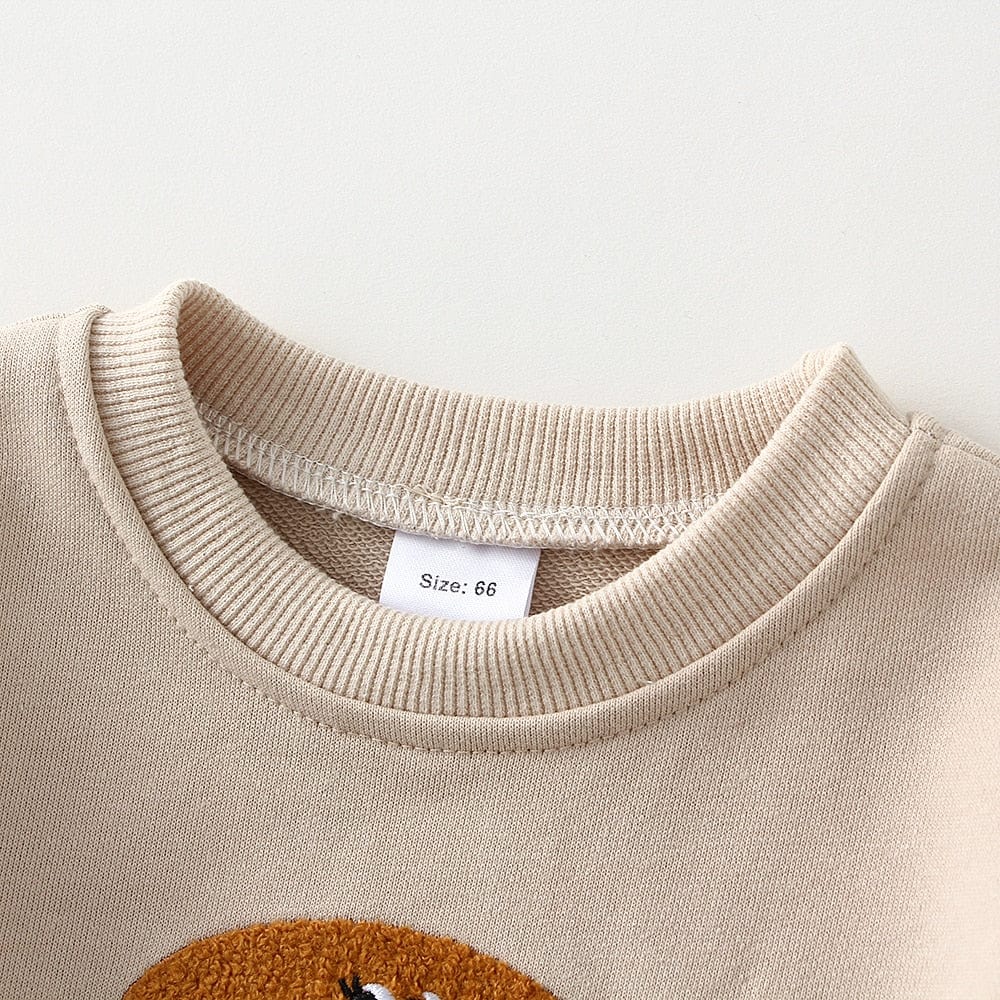 Spring Embroidery Kids Sweatshirt