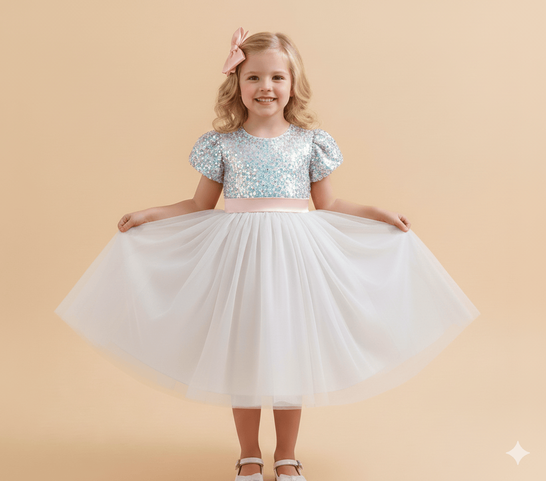 The Classic Sequin & Tulle Gown