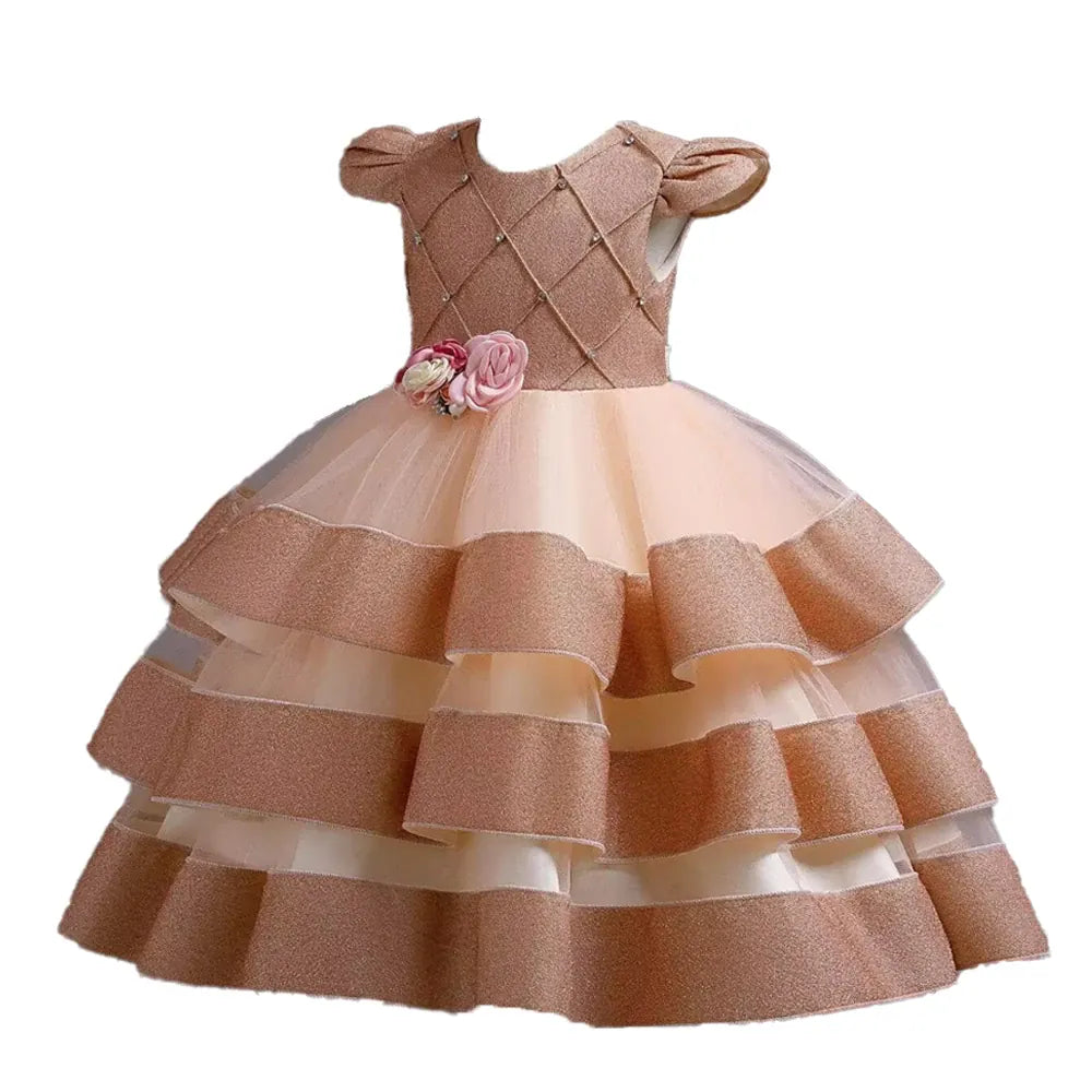 Blush Gold / 3T The Grand Tier Ball Gown
