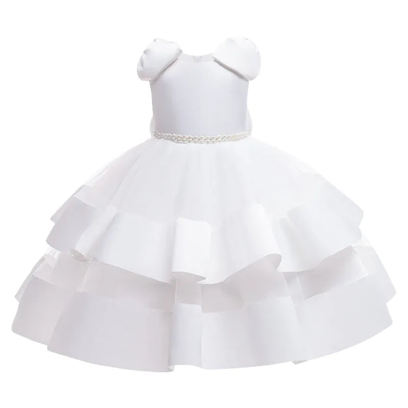 White 1 / 3T The Grand Tier Ball Gown