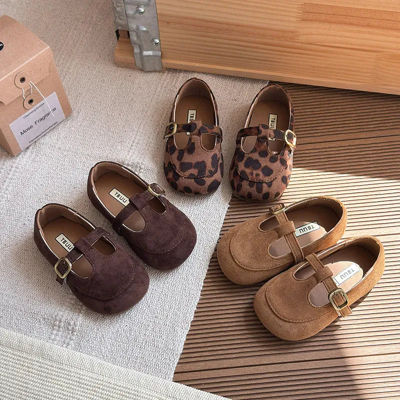 The Little Classic T-Strap Flats