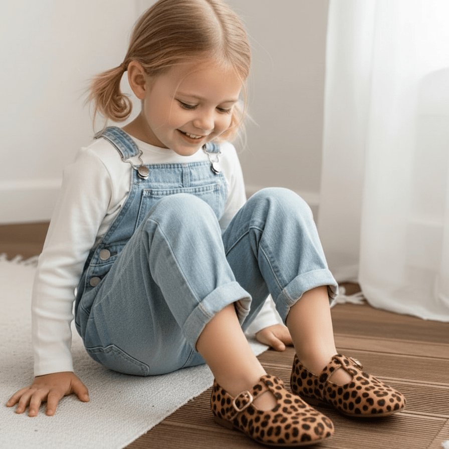 The Little Classic T-Strap Flats