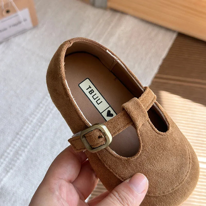 The Little Classic T-Strap Flats