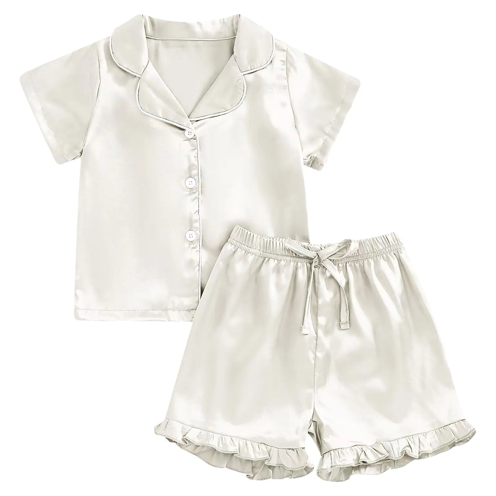 The Little Dreamer Satin Pajama Set