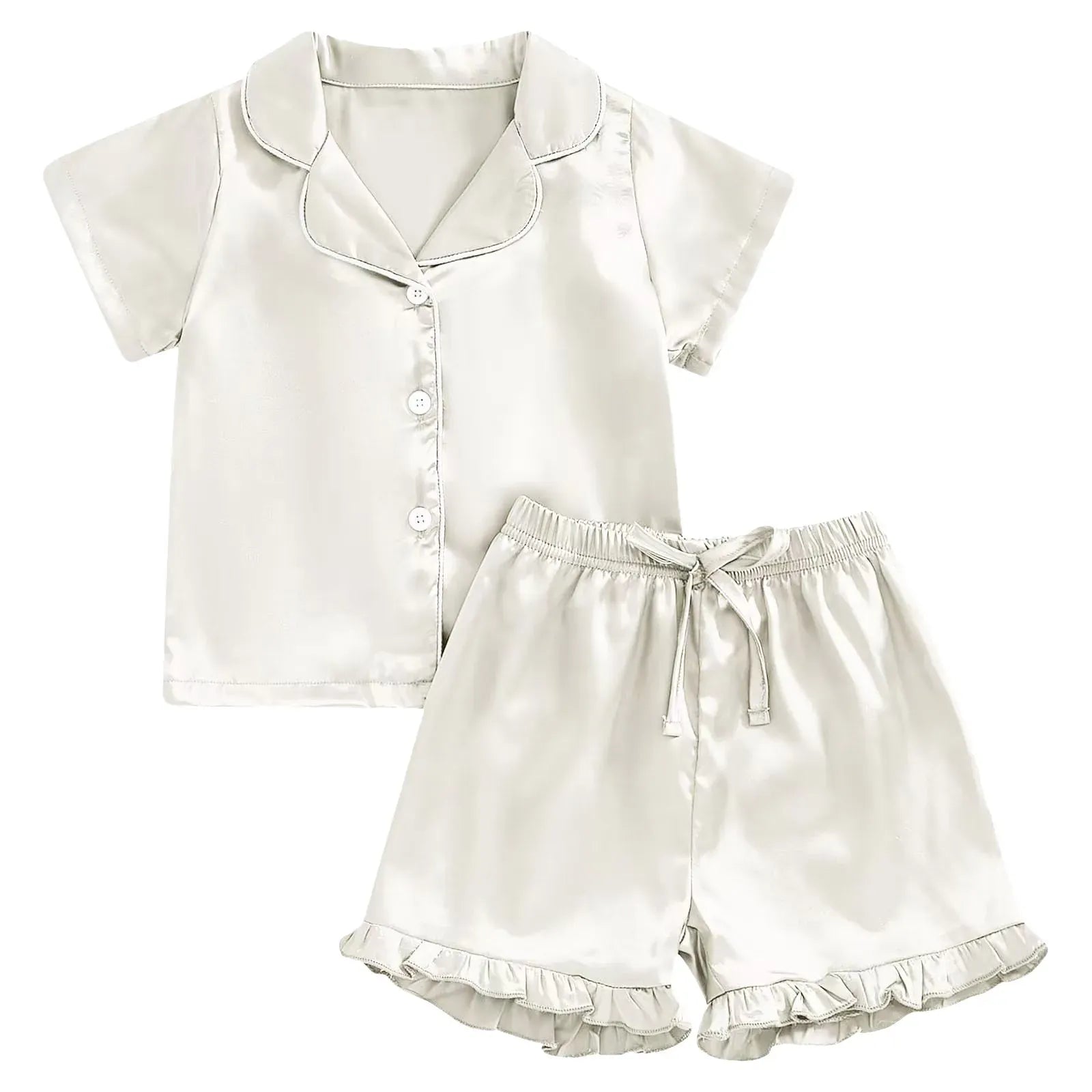 The Little Dreamer Satin Pajama Set