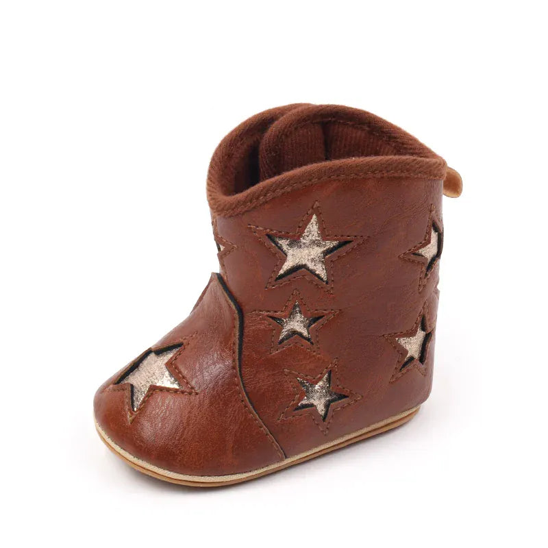 Brown / 0-6M The Little Star-Walker Boots