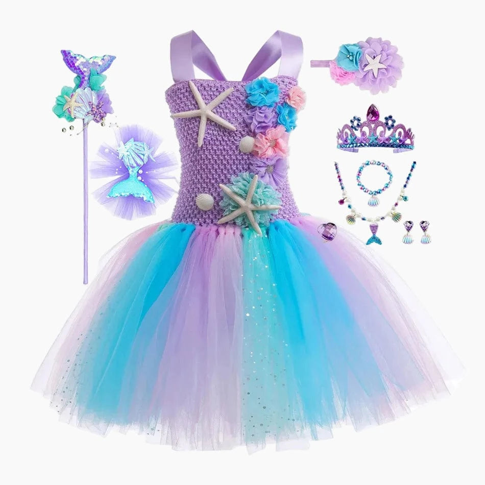 Mermaid 02 / 12-18M The Ocean Dream Princess Dress