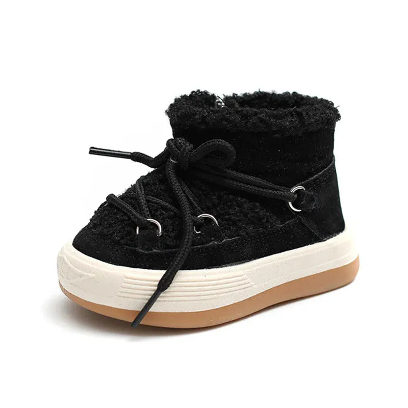 Black / 15 Toddler & Baby Cozy Sneaker Boots