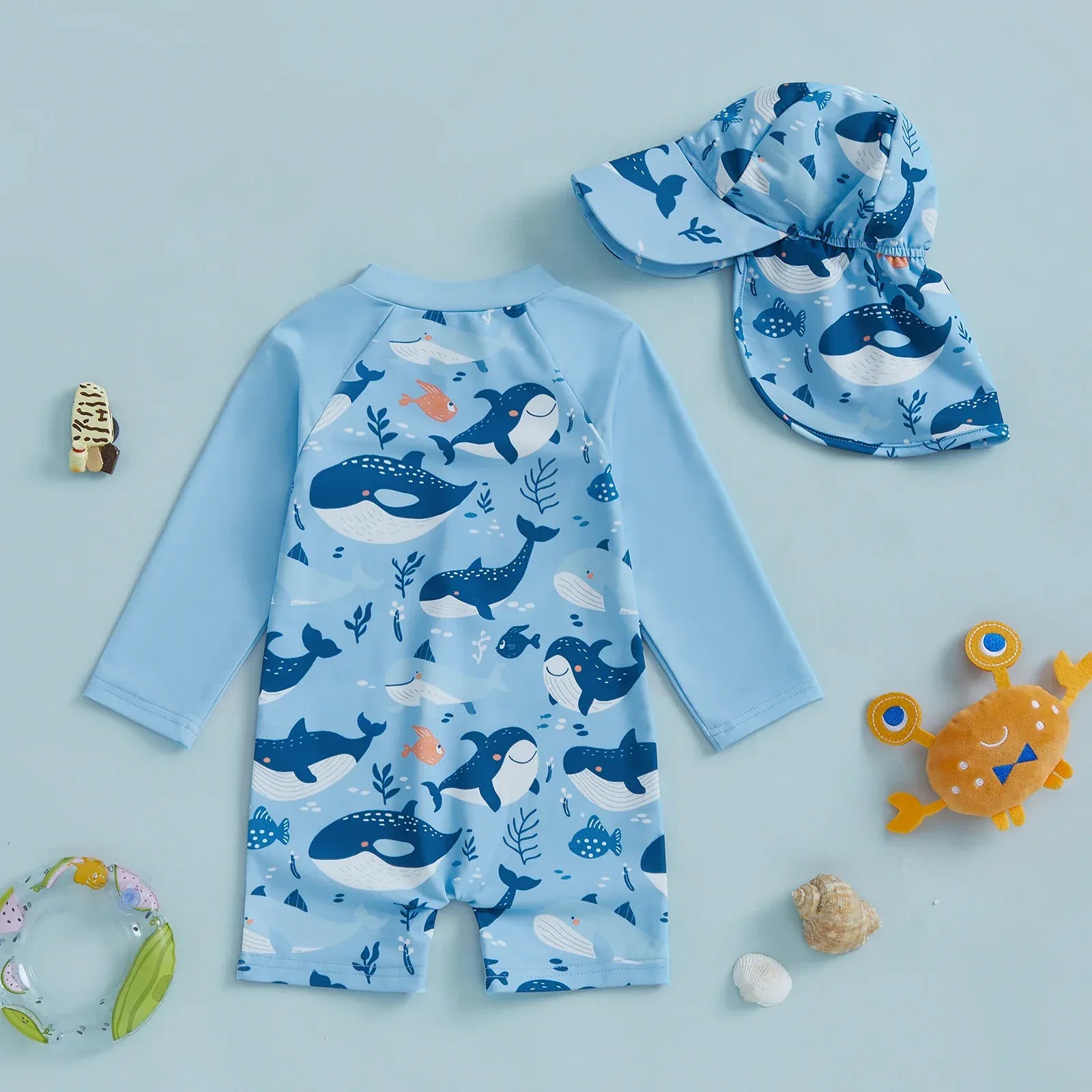 Toddler Boy Rash Guard Swimsuit