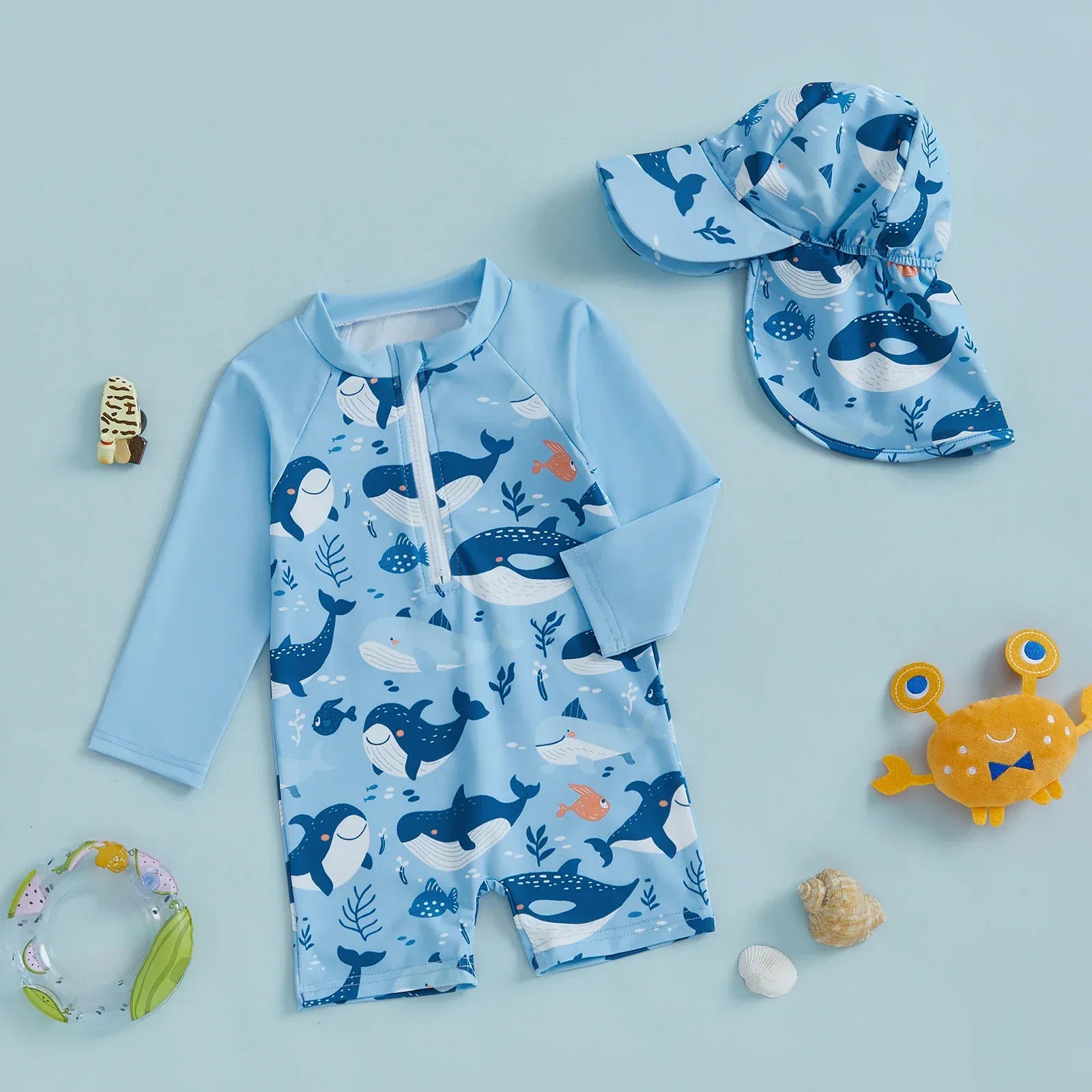 Toddler Boy Rash Guard Swimsuit