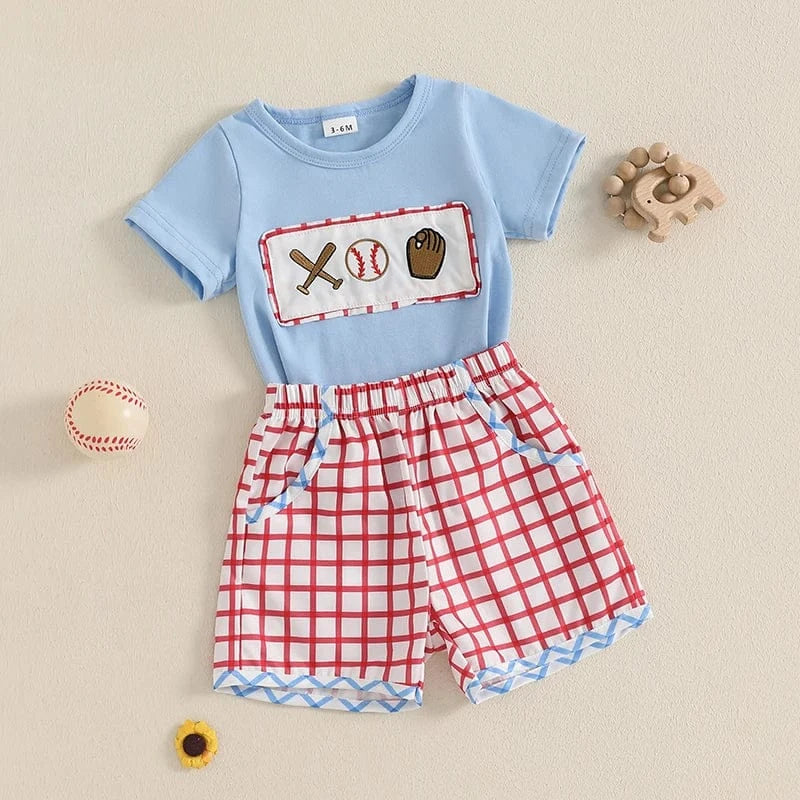 Toddler Boy Summer Baseball Outfit
