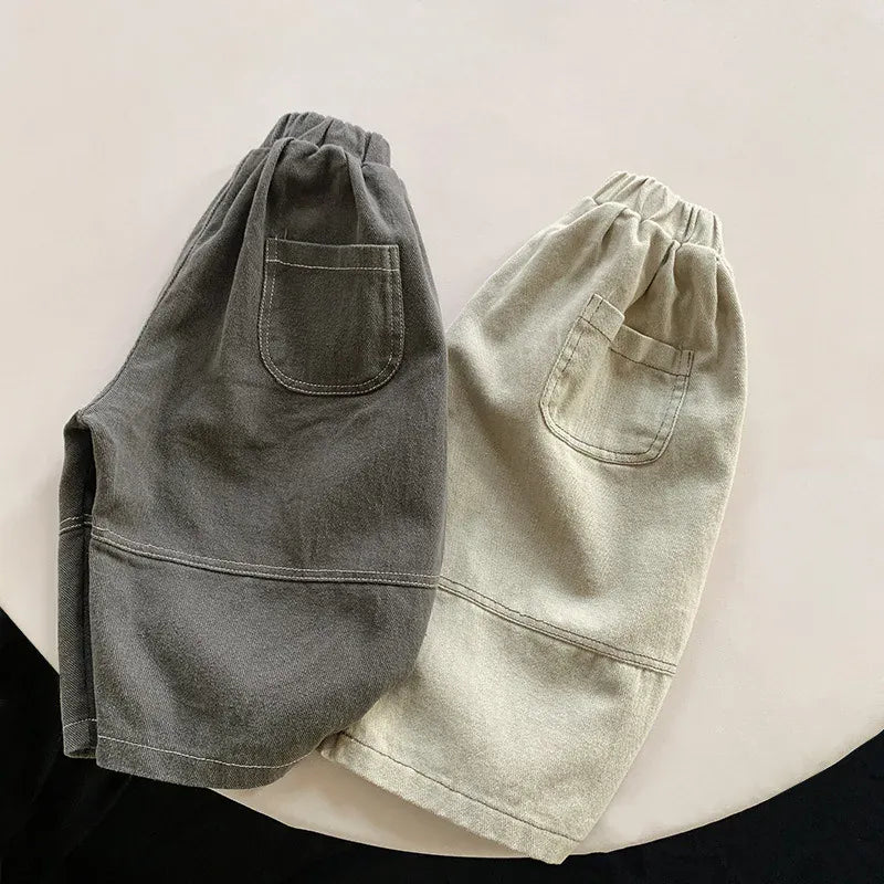 Unisex Wide-Leg Harem Pants for Kids