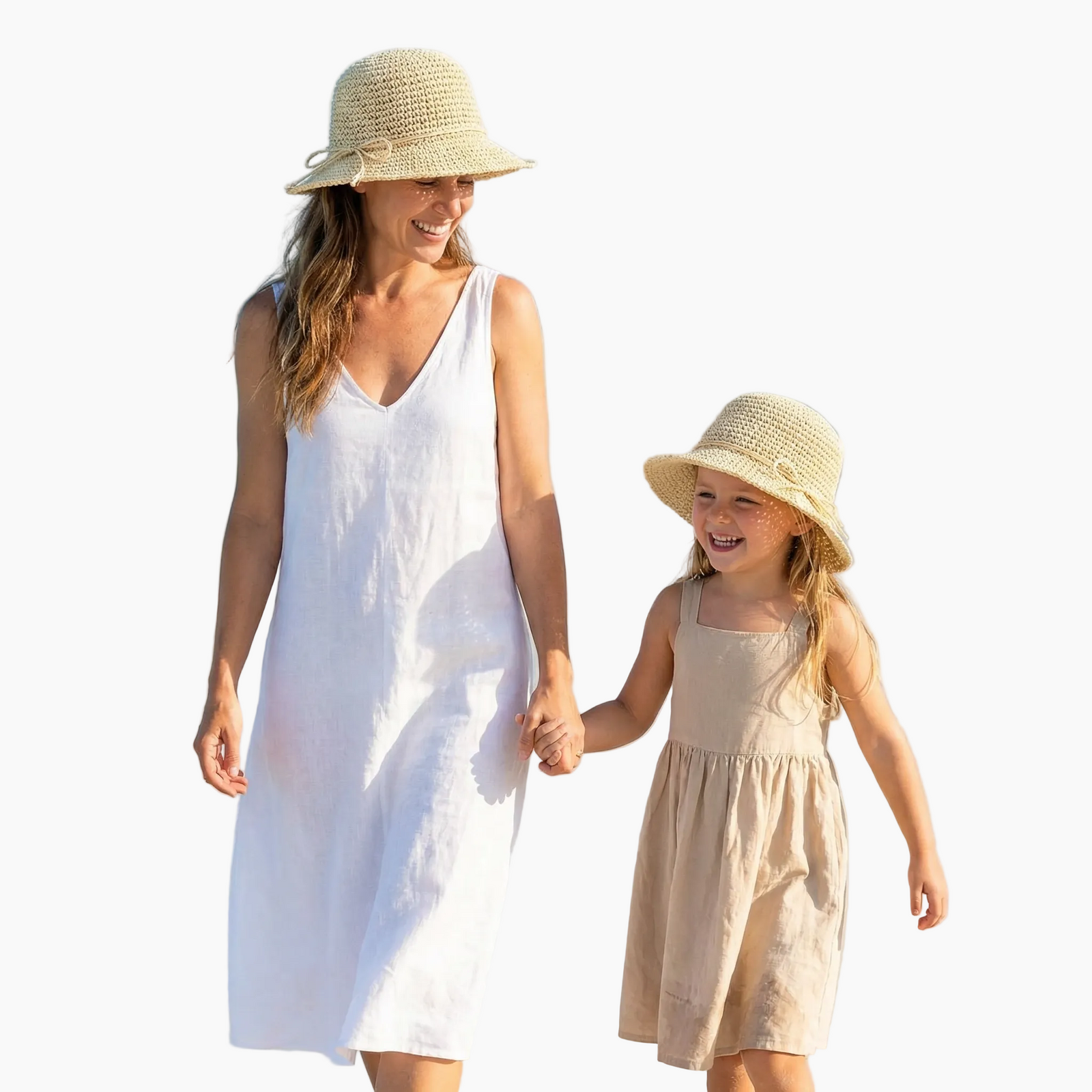 Matching Mom & Daughter Sun Hats - The Sunshine Duo