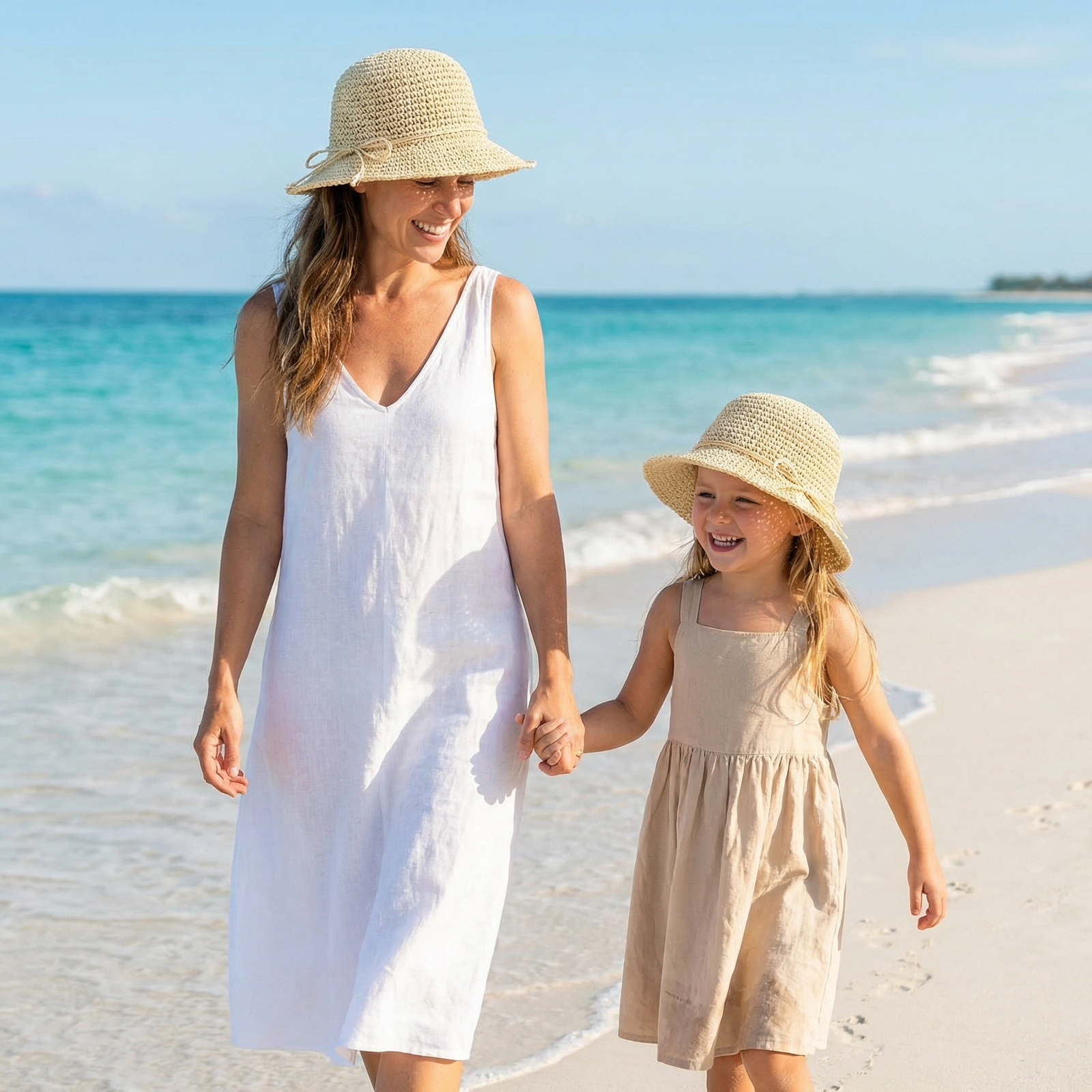 Matching Mom & Daughter Sun Hats - The Sunshine Duo