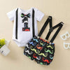 Boy&#39;s Clothing Moustache / 18M 1st Birthday Boy Romper Outfit