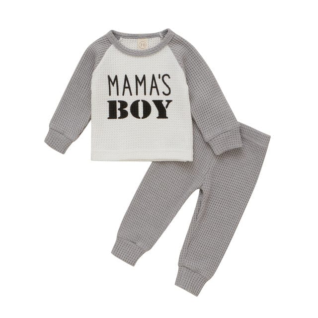 gray / 18M 2 Pieces Baby Suit Set,