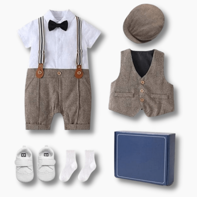 Baby & Toddler 8 Pcs Baby Boy Smart Outfit