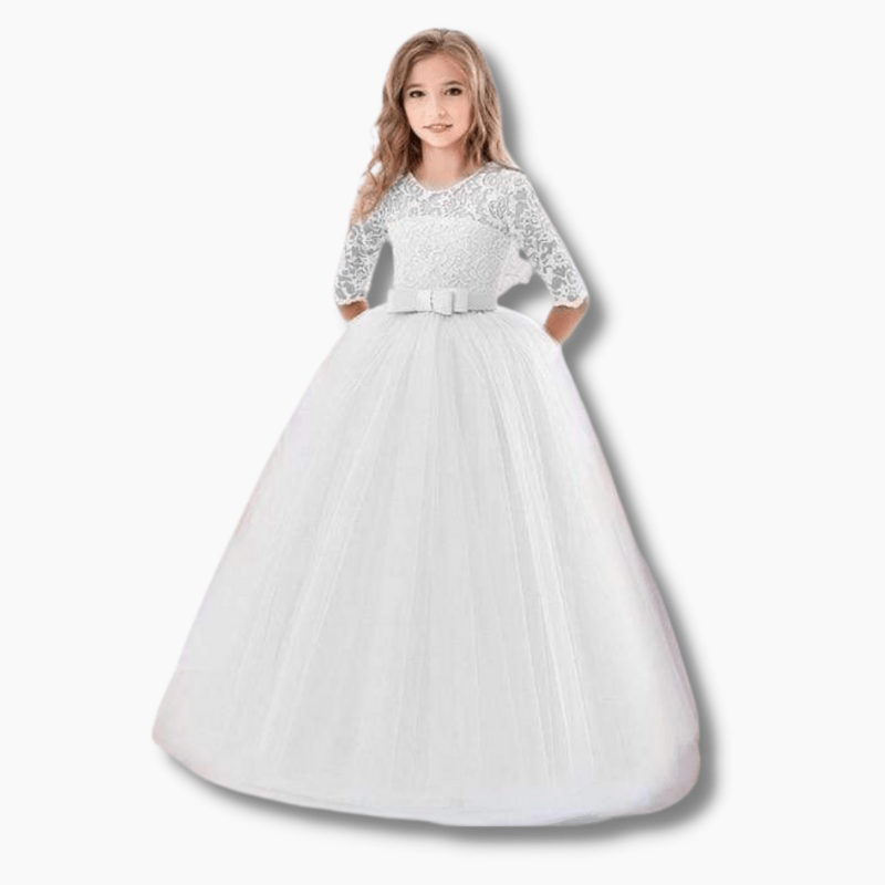 Girl's Clothing A-Line Floor Length Flower Girl Dress