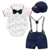 Boy&#39;s Clothing Style A / 3M Anchor Print Romper Outfit