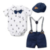 Boy&#39;s Clothing Style B / 18M Anchor Print Romper Outfit