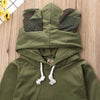 Boy&#39;s Clothing Baby Army Green Hoodies Outfit