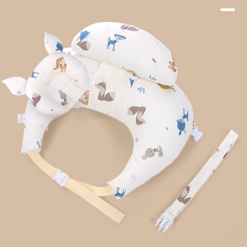 B Squirrel Baby Breastfeeding Nursing Pillow