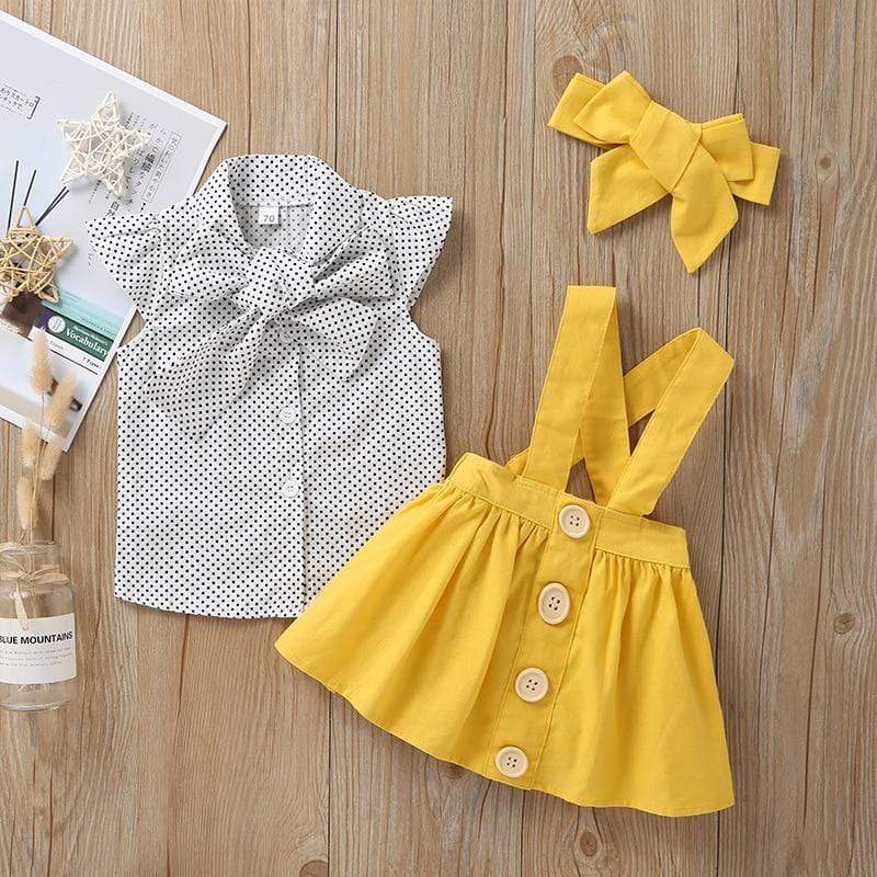 Girl's Clothing Baby Girls Dress Sleeveless Dot Print