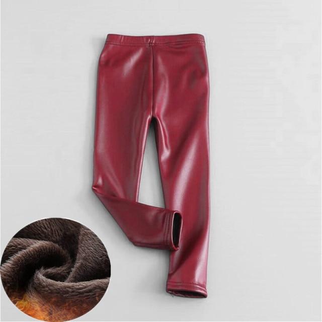 Girl's Clothing wine / 2T Baby Girls Leggings