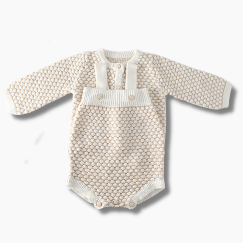 Girl's Clothing Baby Knitted Cardigan Romper