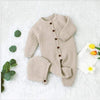 Boy&#39;s Clothing Khaki / 3M Baby Knitted Romper with Hat