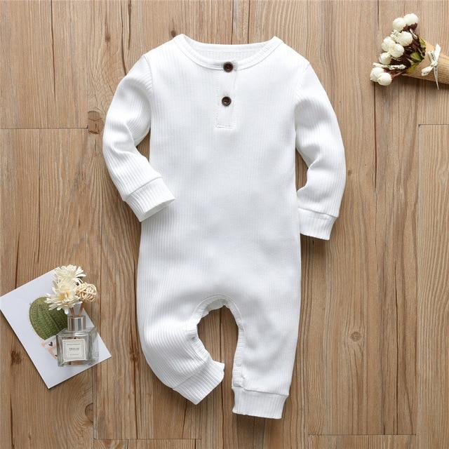 unisex Beige / 3M Baby Long Sleeve Jumpsuits