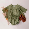 Girl&#39;s Clothing Army Green / 18-24M 90 Baby Long Sleeve Vintage Outfit