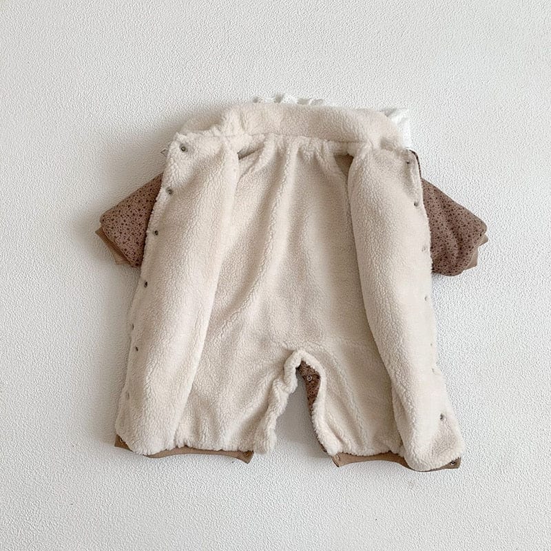 Baby Rompers Fur Lining