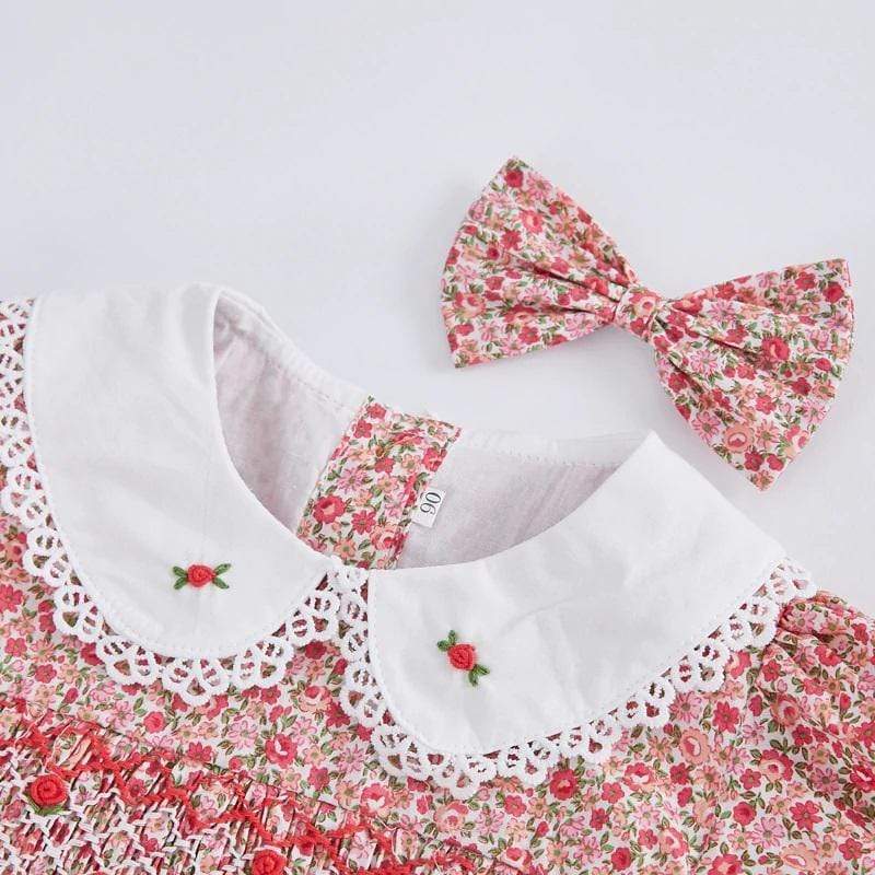 Girl's Clothing Baby Smock Floral Romper