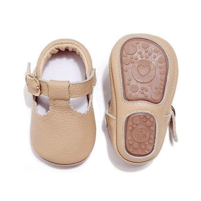 Shoes Khaki / 5 Baby Vintage T-Bar Shoes