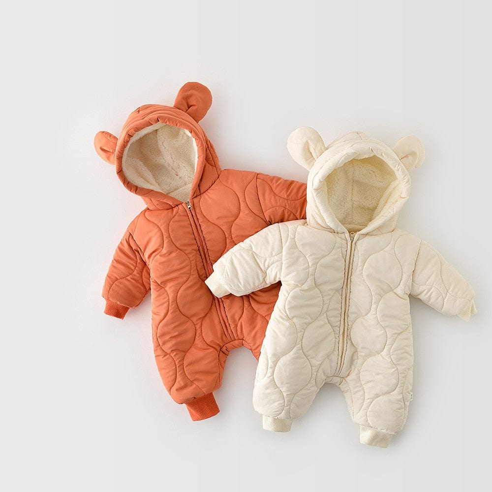 Bear Ear Baby Boys Rompers