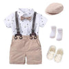 Accessories 7 PCS romper set / 24M / China Bow Outfit Hat + Rompers