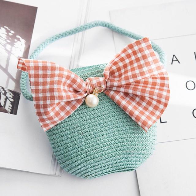 Accessories 19 Bowknot Straw Bag