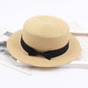 Accessories Beige Yellow / Baby 52-54CM Bowknot Straw Hat