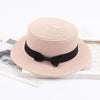 Accessories Light Pink / Baby 52-54CM Bowknot Straw Hat