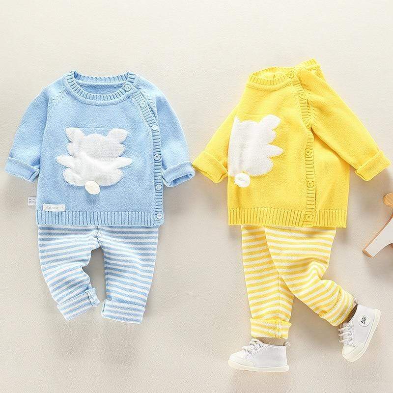 Girl's Clothing Bunny Knit Sweater