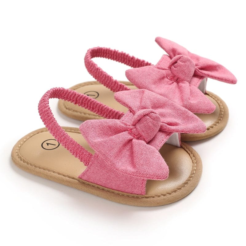 Red / 0-6 Months Butterfly Flat