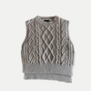 Girl&#39;s Clothing Gray / 3T Cable Knit Sweater Vest